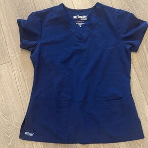 Grey's Anatomy M Navy Women’s Scrub Top